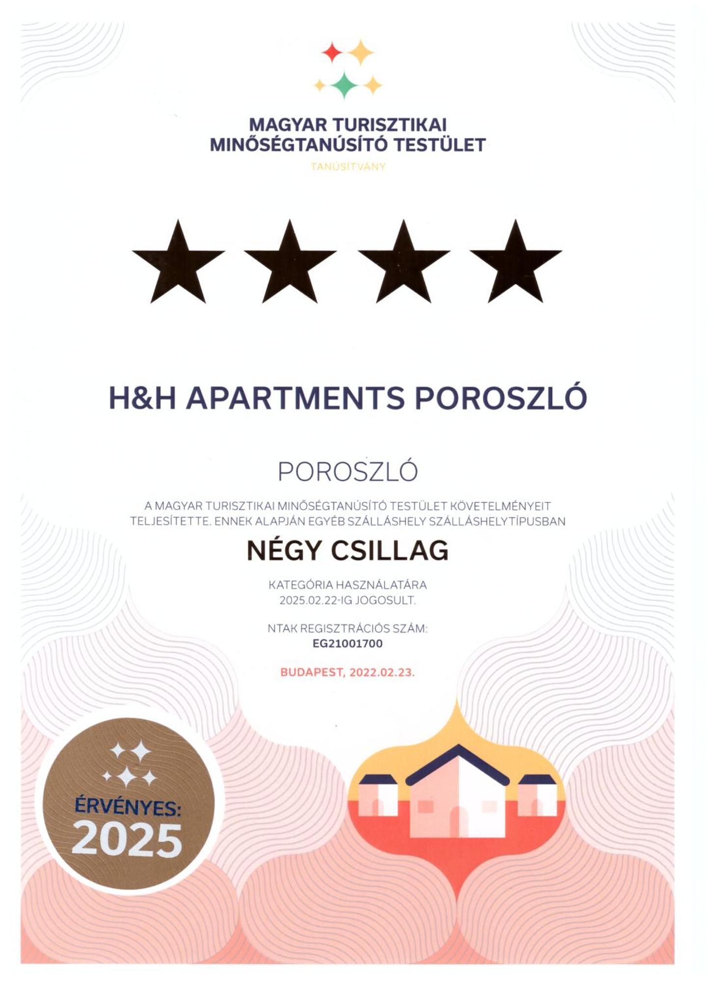 H&H Apartments Poroszló Exterior foto
